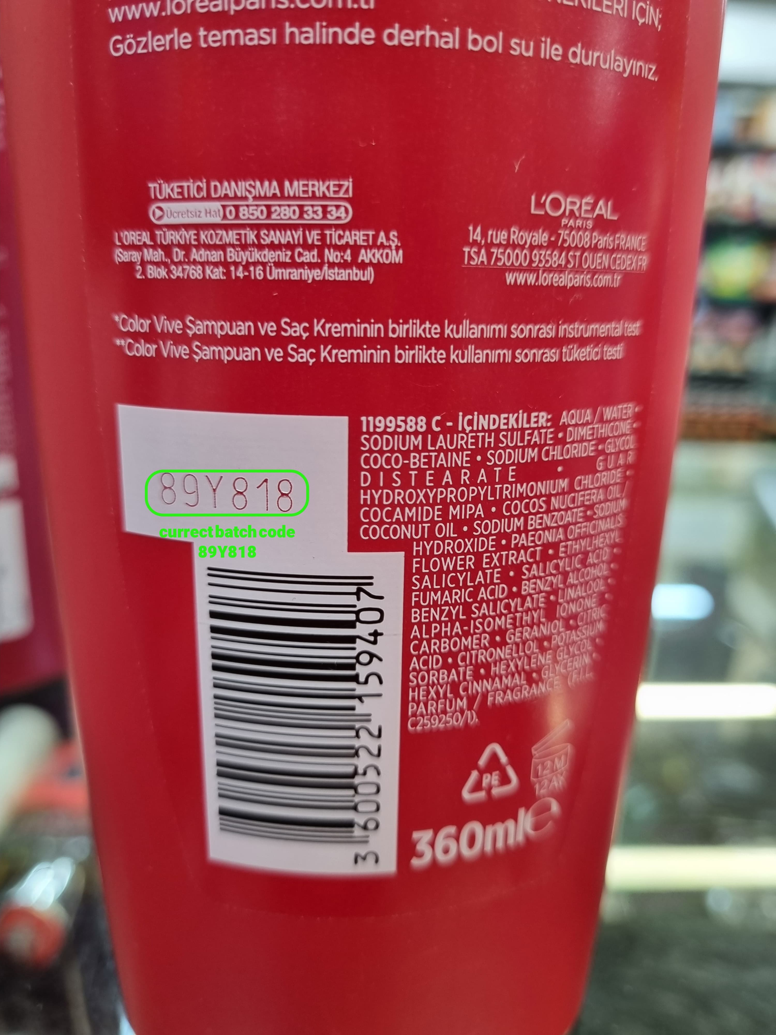 Isdin batch code guide